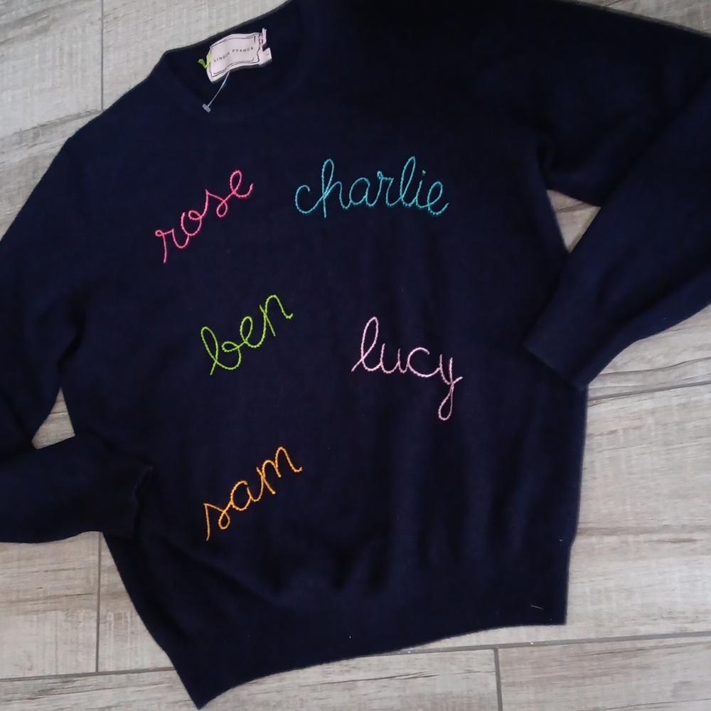 LINGUA FRANCA..CASHMERE..NEW!!! LARGE